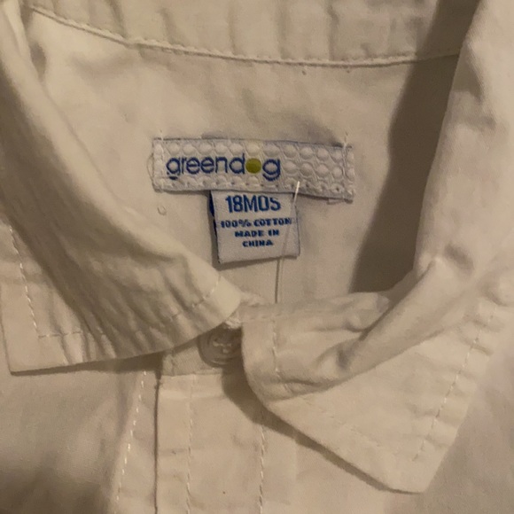 Two Greendog Button down dress shirts 18 month & 24 month - Picture 2 of 4